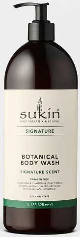 Sukin Signature Botanical Body Wash, 33.82 Fluid Ounce