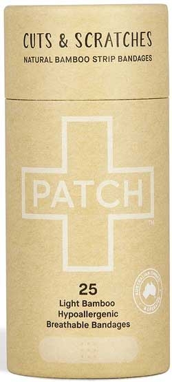 Patch Natural Light Bamboo Adhesive Bandage - 25 count per pack -- 3 packs per case