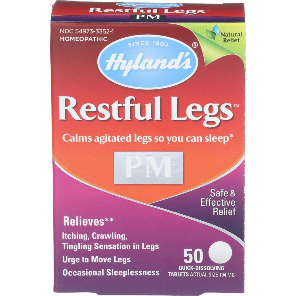 Hylands Homeopathic Restful Legs PM Quick Dissolving Tablet - 50 count per pack