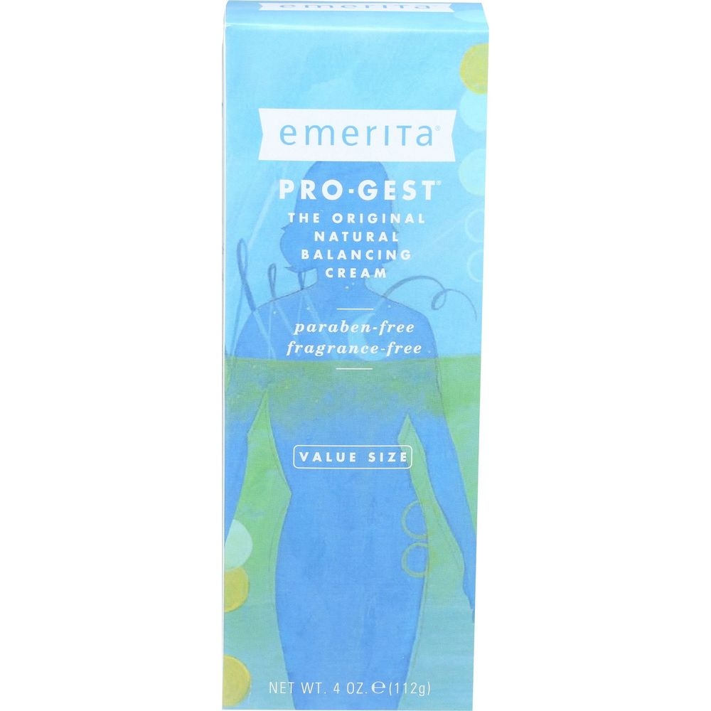 Emerita Fragrance Free Pro-Gest Original Balancing Cream, 4 Ounce