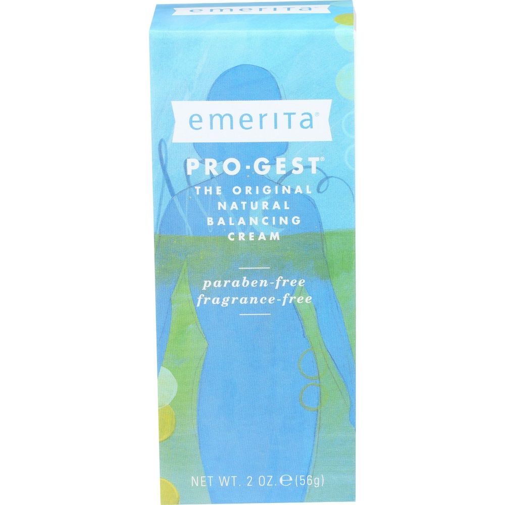 Emerita Fragrance Free Pro-Gest Original Balancing Cream, 2 Ounce