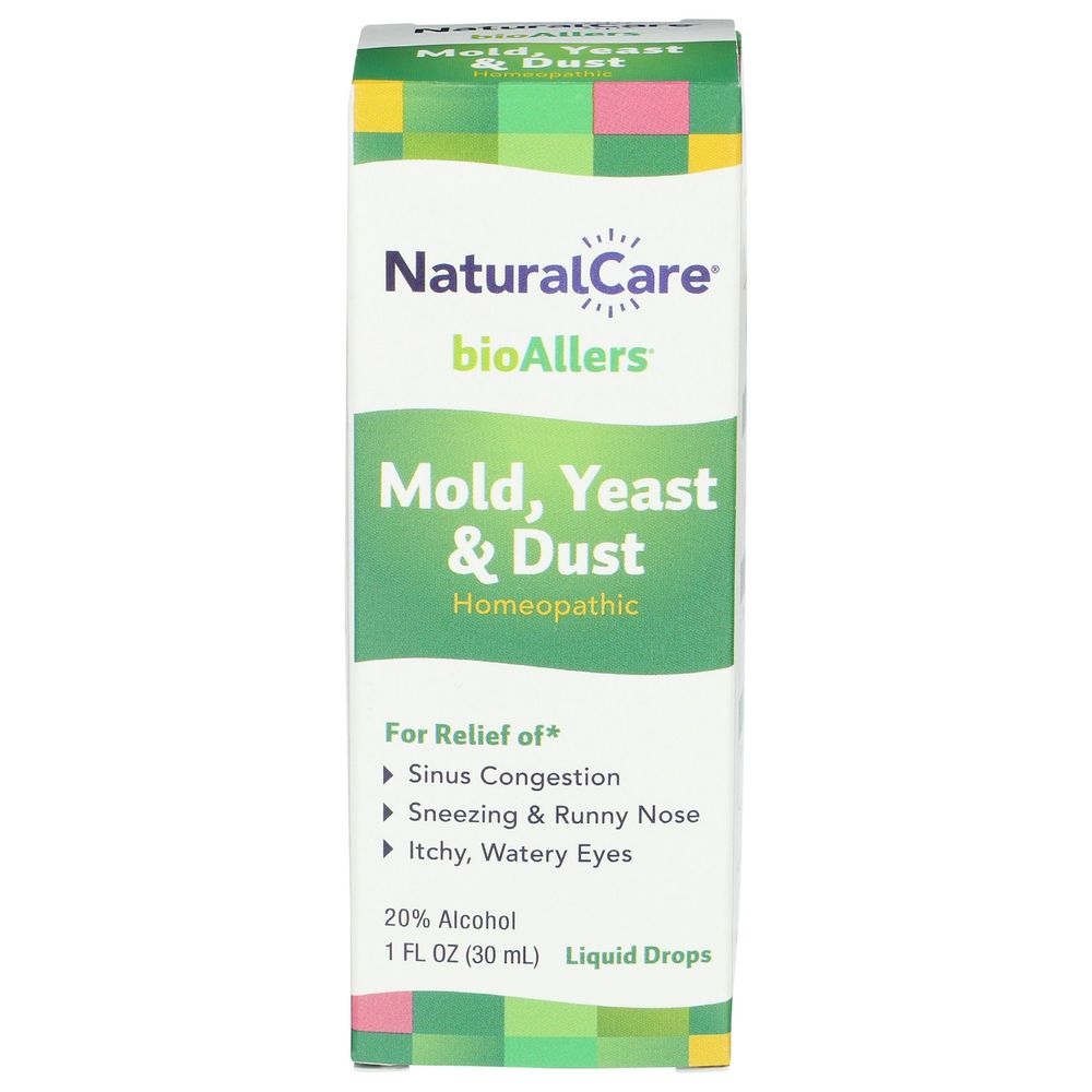 bioAllers Allergy Mold Yeast Dust Homeopathic Liquid Drops, 1 Ounce -- 3 per case