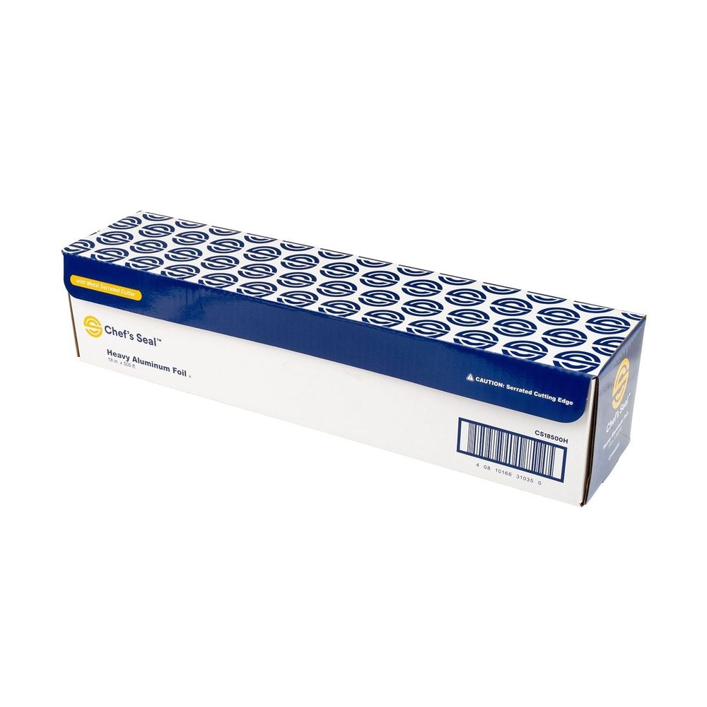 Chef's Seal Aluminum Silver Heavy Duty Weight Foil Roll, 18 inch x 500 feet