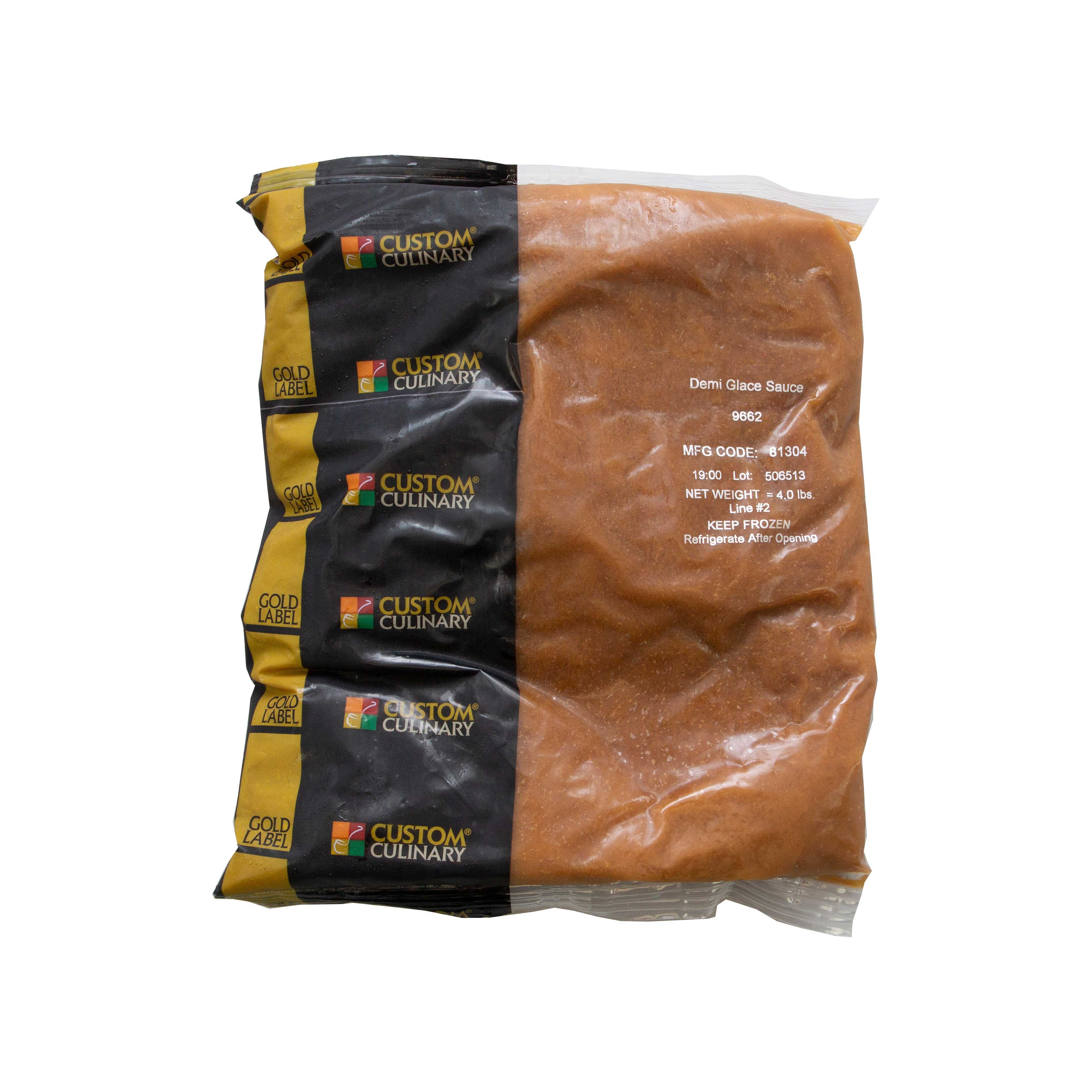 Custom Culinary Ready To Use Demi Glace Sauce, 4 Pound -- 4 per case