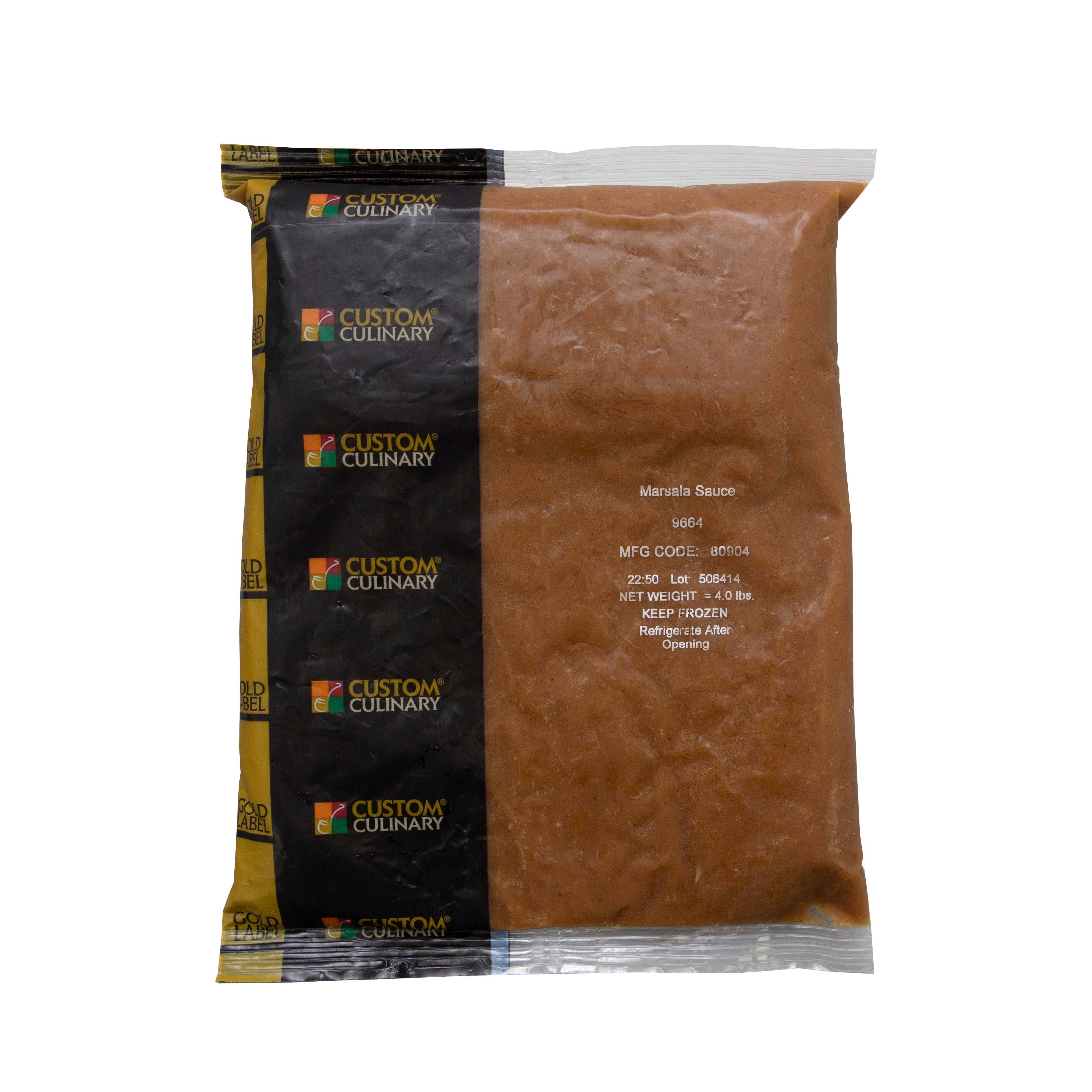 Custom Culinary Ready To Use Marsala Sauce, 4 Pound -- 4 per case