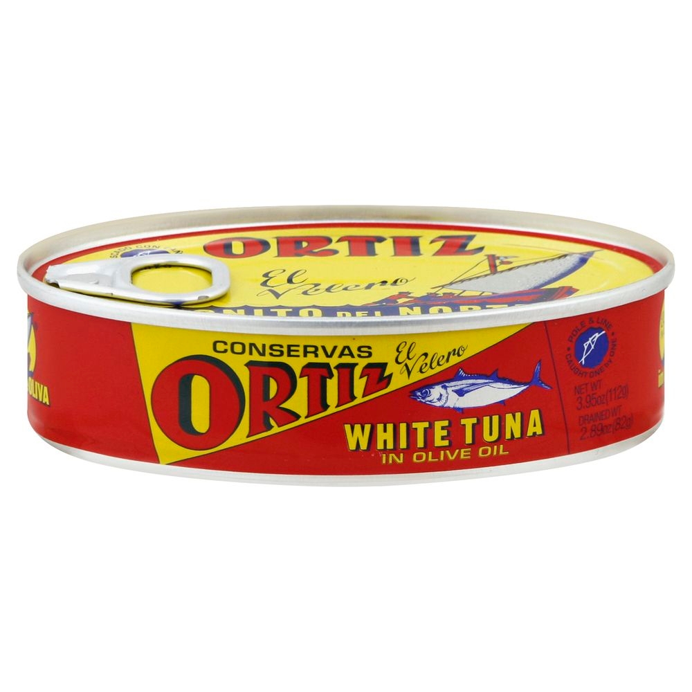 Ortiz White Tuna in Olive Oil, 3.95 Ounce Tin -- 12 per case