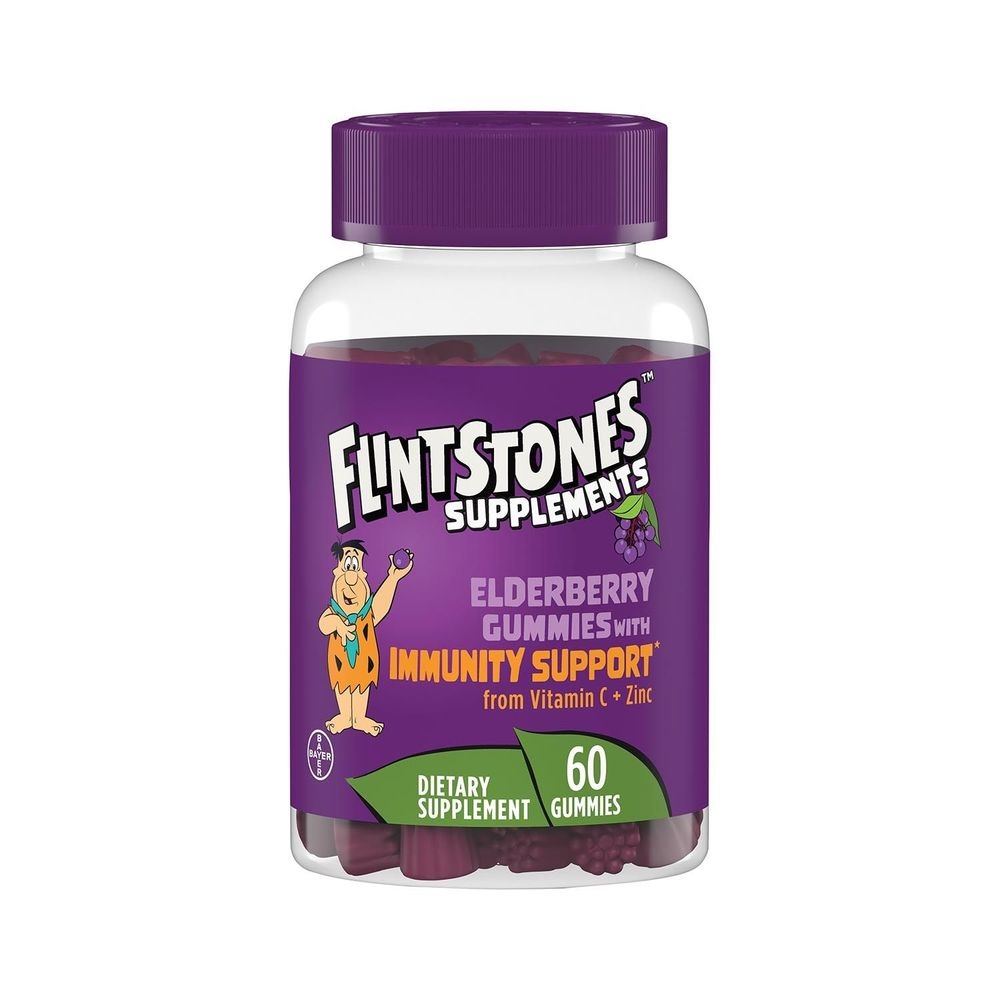 Flintstones Elderberry Gummies with Immunity Support, 60 count -- 24 per case