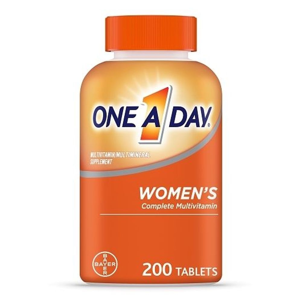 One-A-Day Womens Multivitamin Tablets, 200 count -- 24 per case