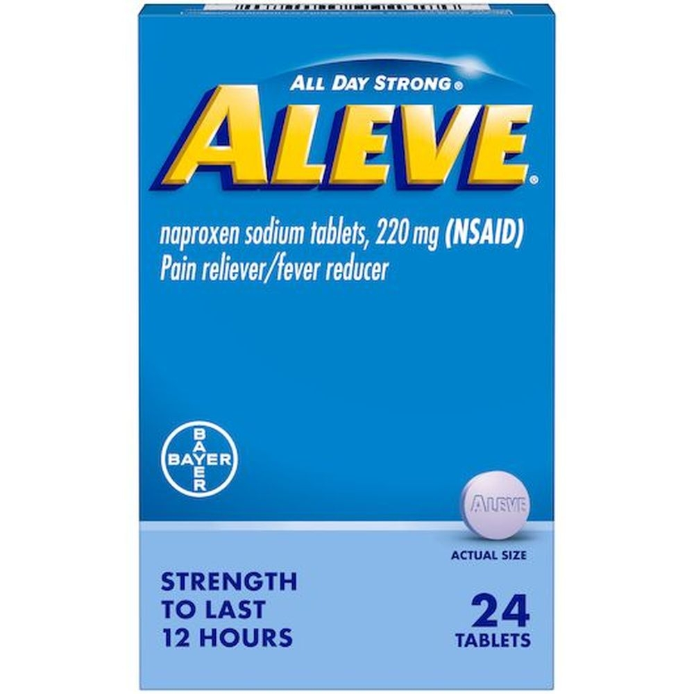 Aleve 220 mg Naproxen Sodium Tablet - 24 per pack -- 36 packs per case