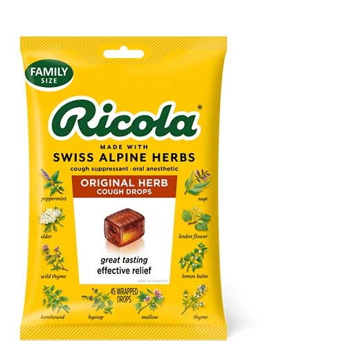 Ricola Original Herbed Cough Drops, 45 count -- 36 per case