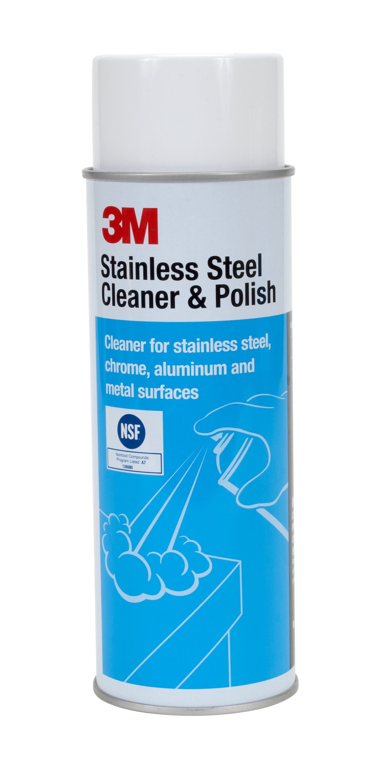 Stainless Steel Aerosol Polish Cleaner -- 12 Case 21 Ounce