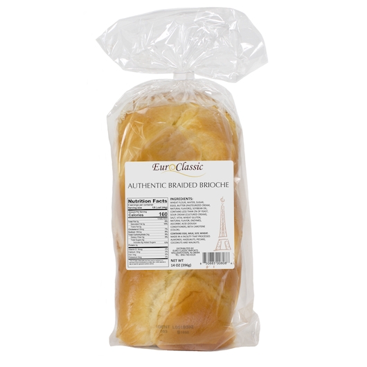 Euroclassic Authentic Braided Brioche, 14 Ounce -- 12 per case