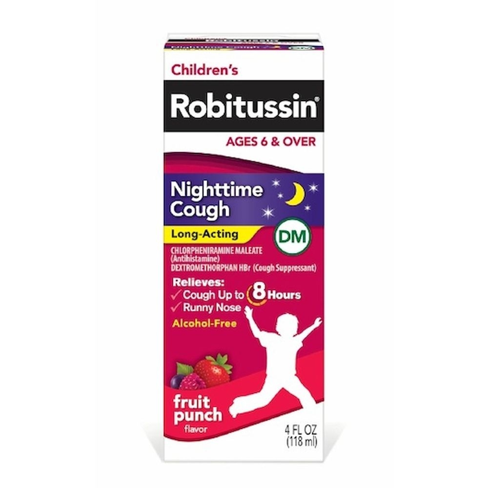 Childrens Robitussin Long Lasting DM Nighttime Cough Medicine, 4 Fluid Ounce -- 24 per case