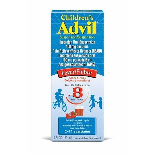 Advil Childrens Suspension Fruit Flavored Liquid, 4 Fluid Ounce -- 36 per case
