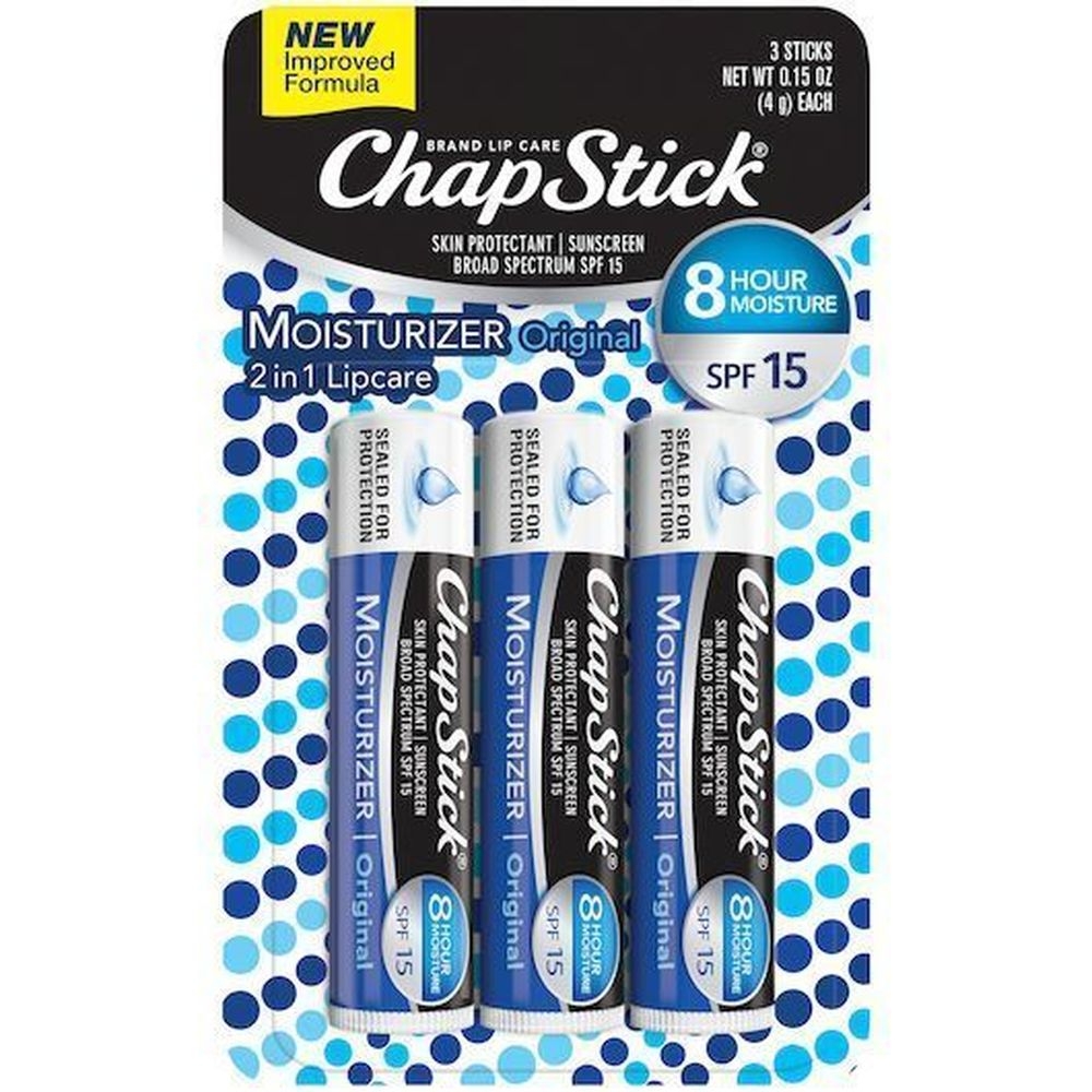 Chapstick Moisturizer Original Lip Balm, 0.45 Ounce -- 72 per case