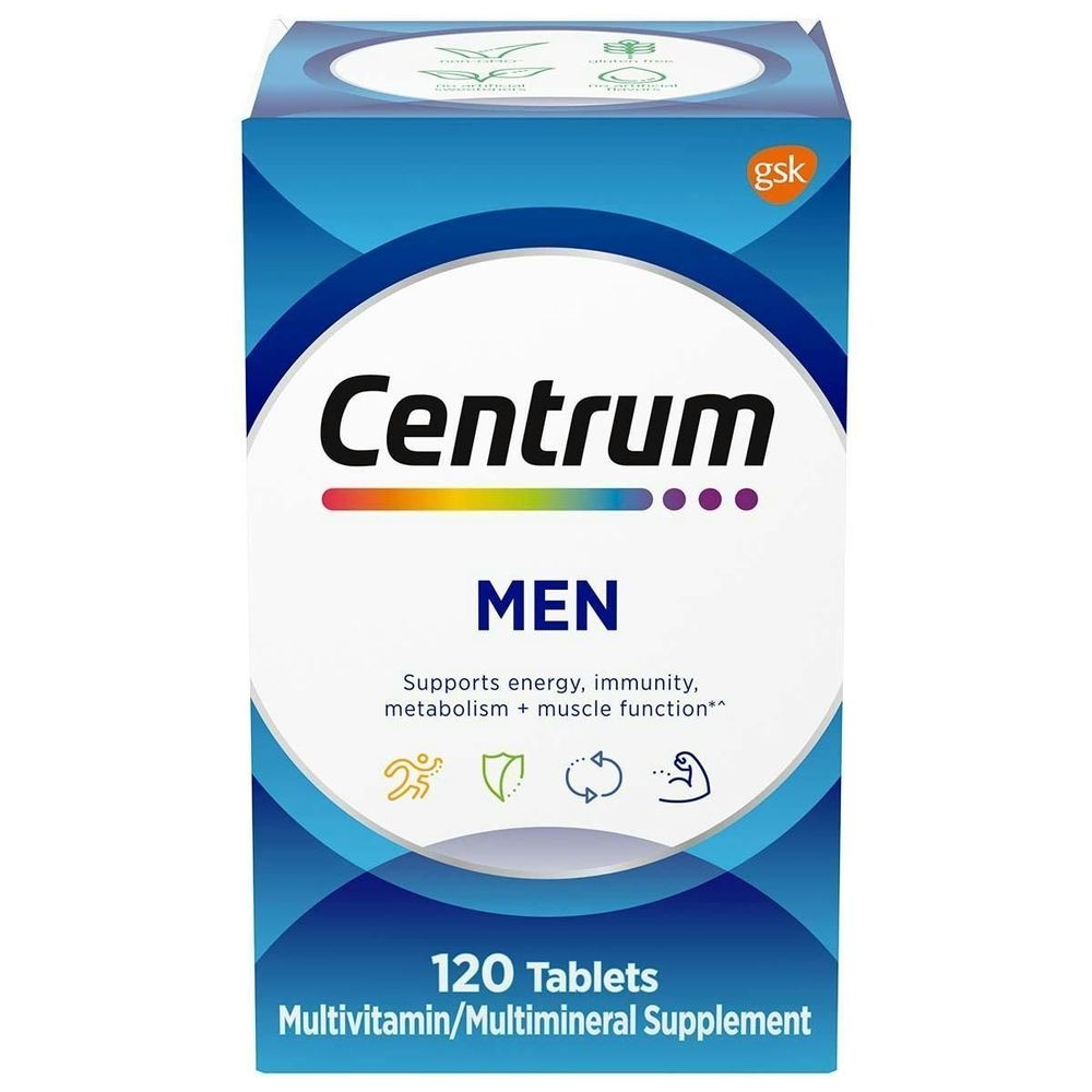 Centrum Multivitamin Tablet for Men, 120 count -- 12 per case