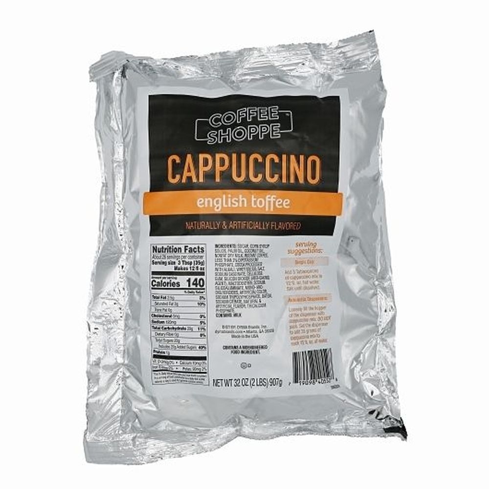 Coffee Shoppe English Toffee Cappuccino, 2 Pound -- 6 per case.