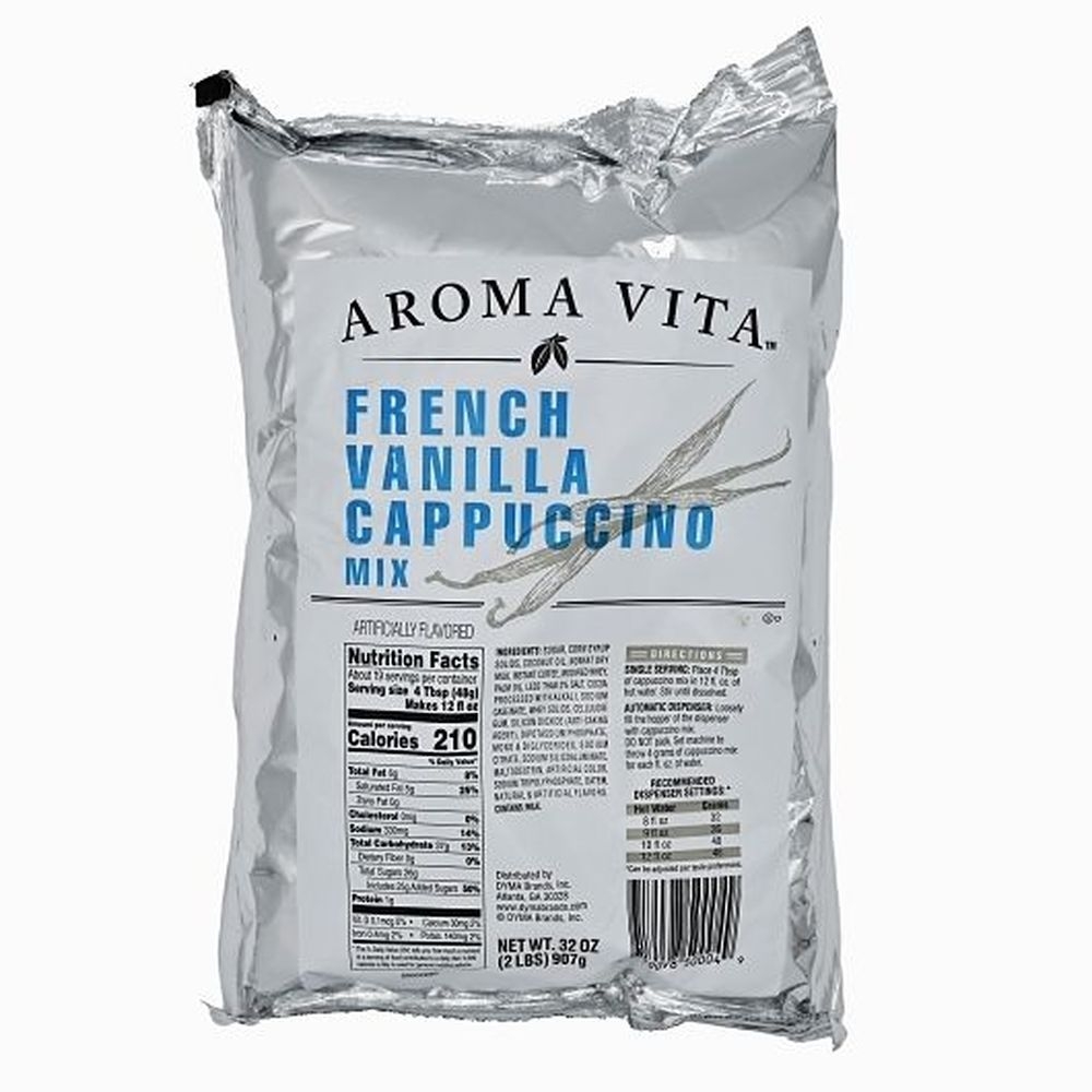 Aroma Vita French Vanilla Cappuccino Mix, 2 Pound -- 6 per case