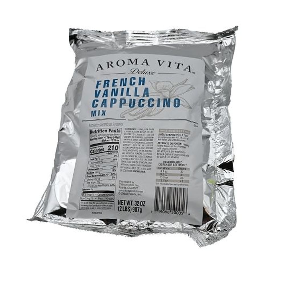 Aroma Vita Deluxe French Vanilla Cappuccino Mix, 2 Pound -- 6 per case