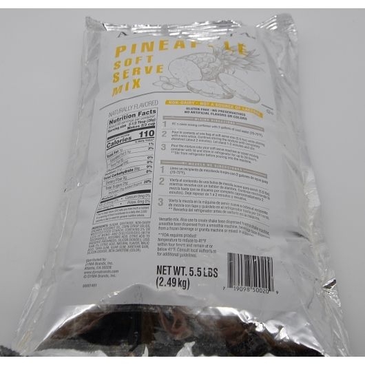 Aroma Vita Pineapple Non-Dairy Soft Serve Mix, 5.5 Pound -- 4 per case