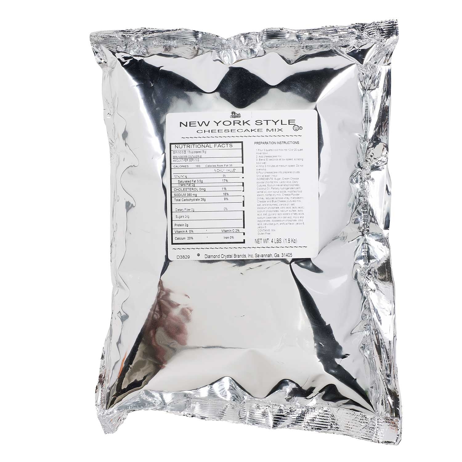 Chefs Companion No Bake New York Style Cheesecake Mix, 4 Pound
