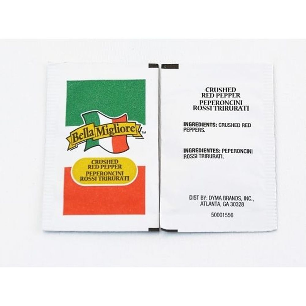 Bella Migliore Crushed Red Pepper, 1 Gram -- 200 per case