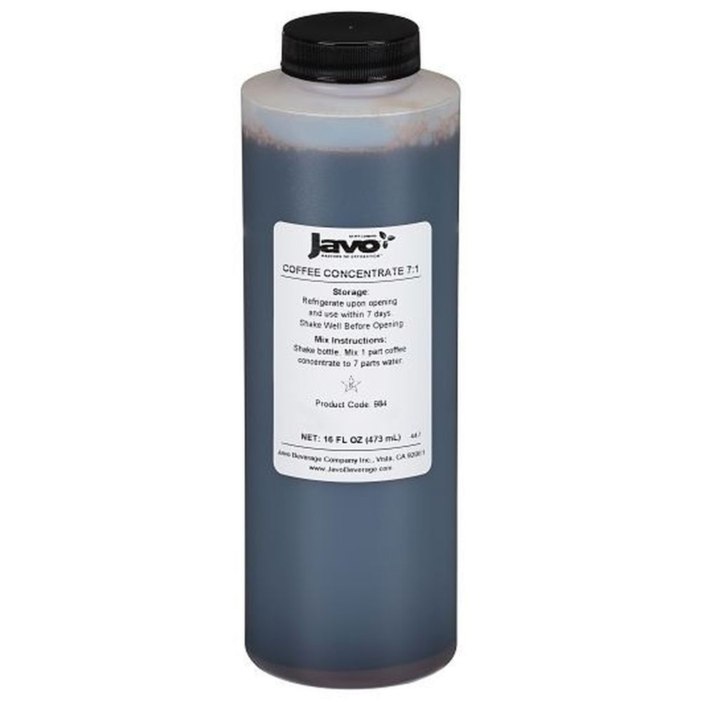 Javo Cold Brew Coffee Concentrate, 16 Fluid Ounce -- 12 per case