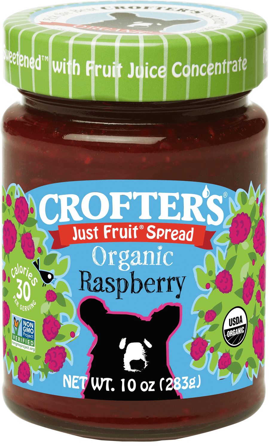 Crofters Organic Raspberry Spread, 10 Ounce -- 6 per case.