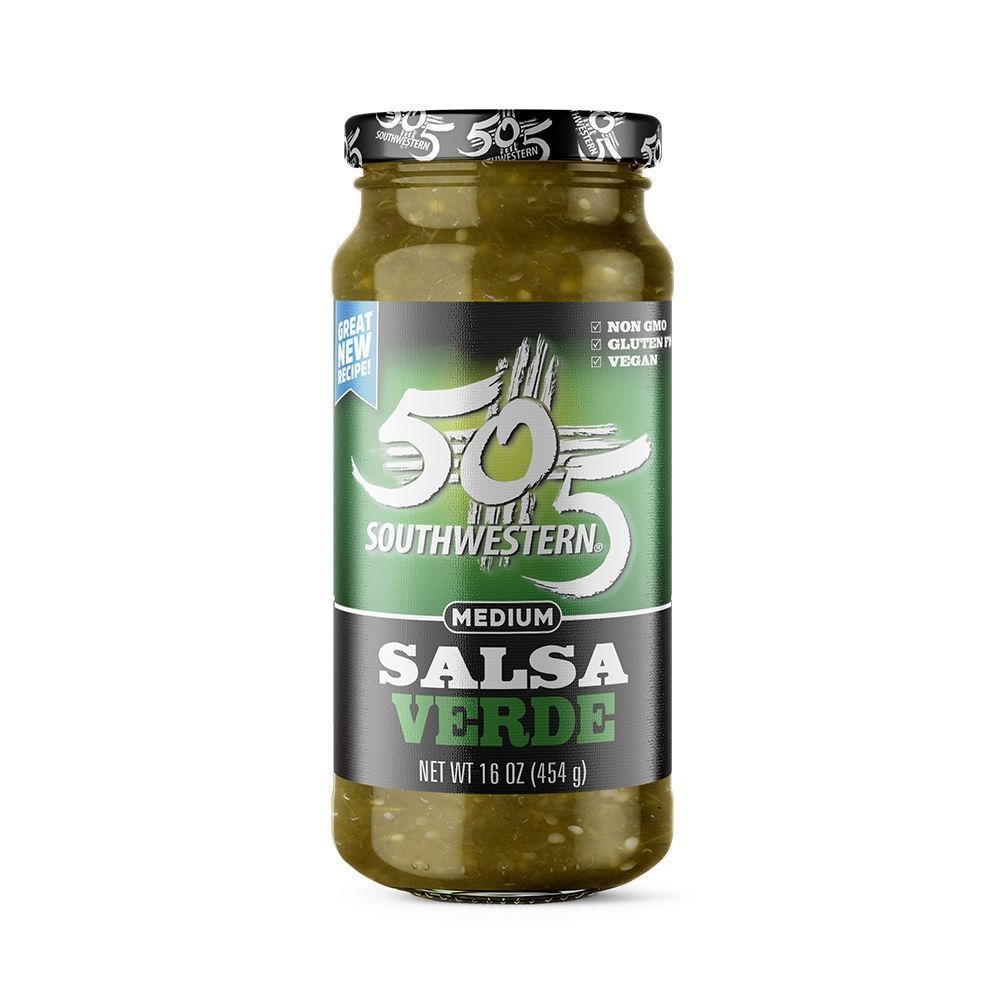 505 Soutwestern Hatch Valley Green Chile Medium Salsa Verde, 16 Ounce -- 12 per case