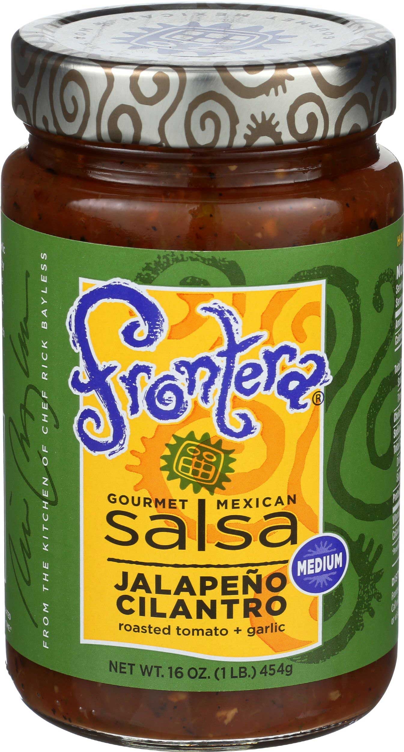 Frontera Gourmet Mexican Medium Jalapeno Cilantro Salsa, 16 Ounce -- 6 per case