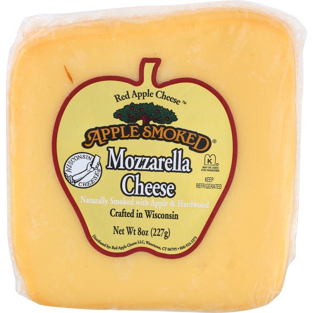 Apple Smoked Mozzarella Cheese, 8 Ounce -- 14 per case