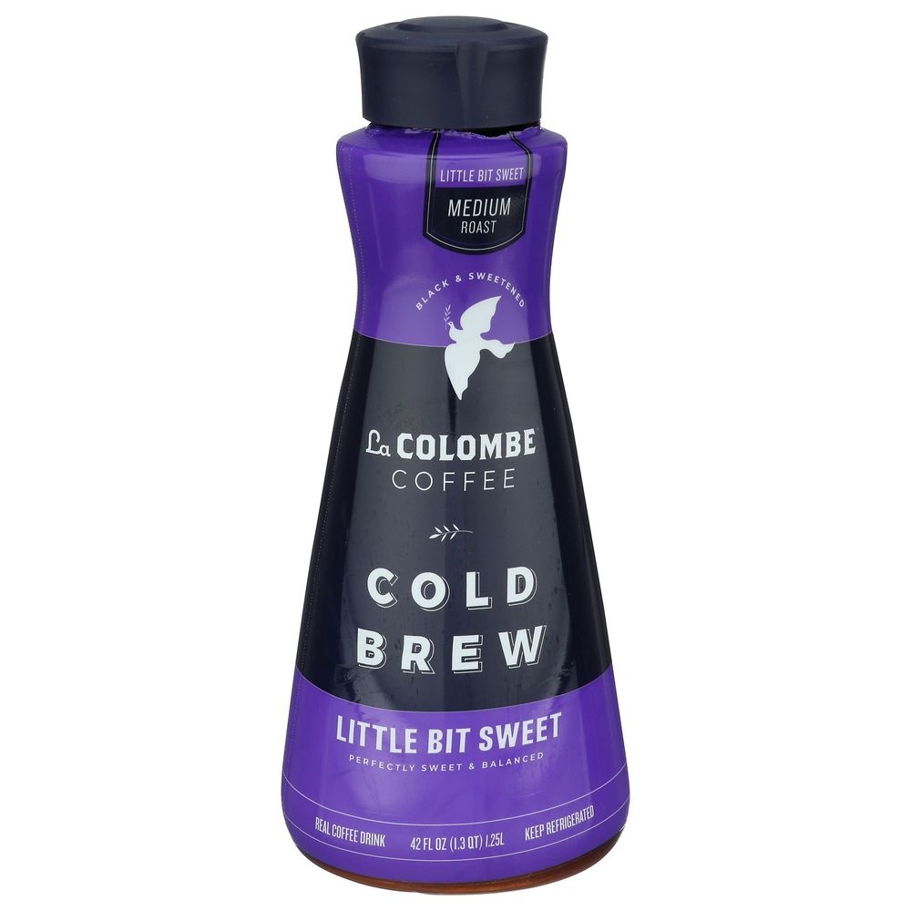 La Colombe Cold Brew Little Bit Sweet Coffee, 42 Fluid Ounce -- 6 per case
