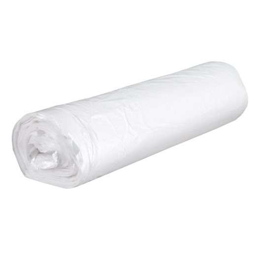 Spectrum Plastics Natural High Density Polyethylene Can Liner, 24 x 24 inch - 50 bags per roll -- 20 rolls per case.