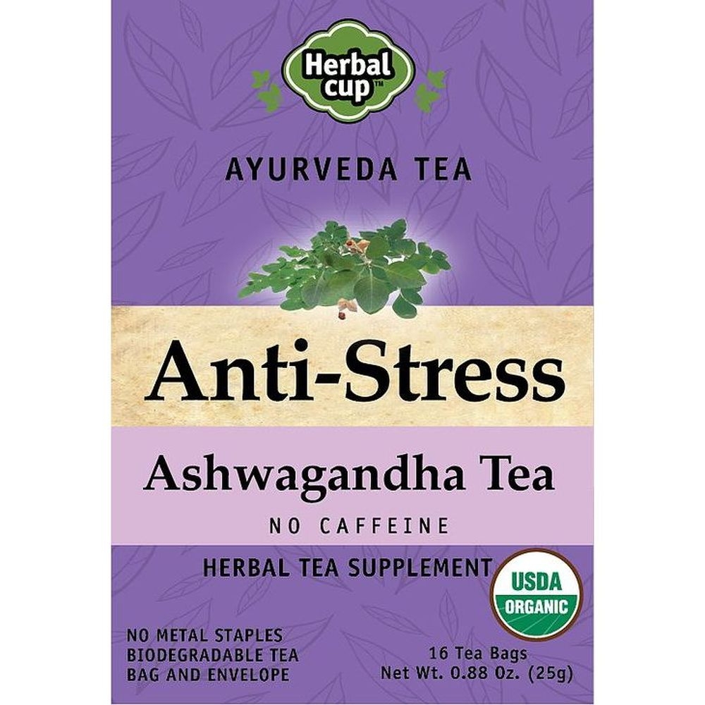 Herbal Cup Anti Stress Ashwagandha Tea, 16 tea bags -- 6 per case