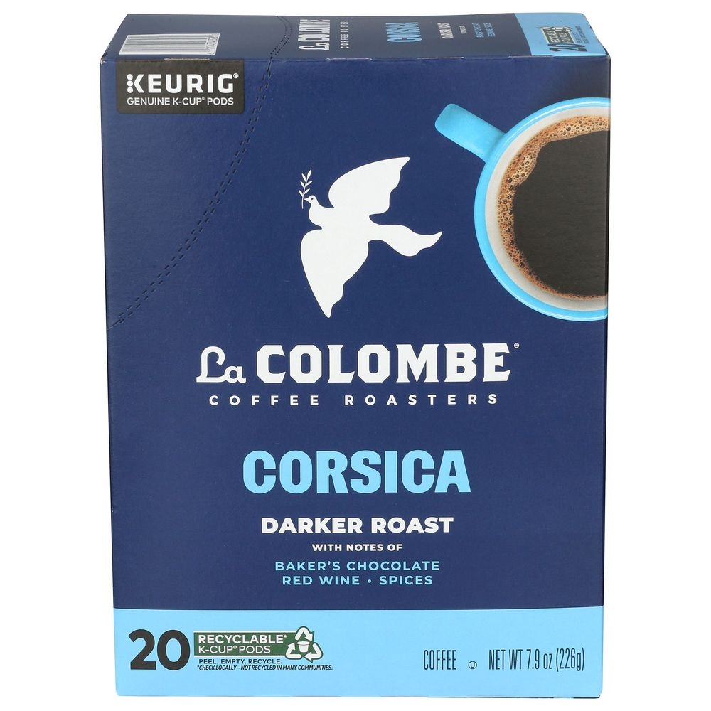 La Colombe Corsica Dark Roasted Coffee, 20 count -- 4 per case