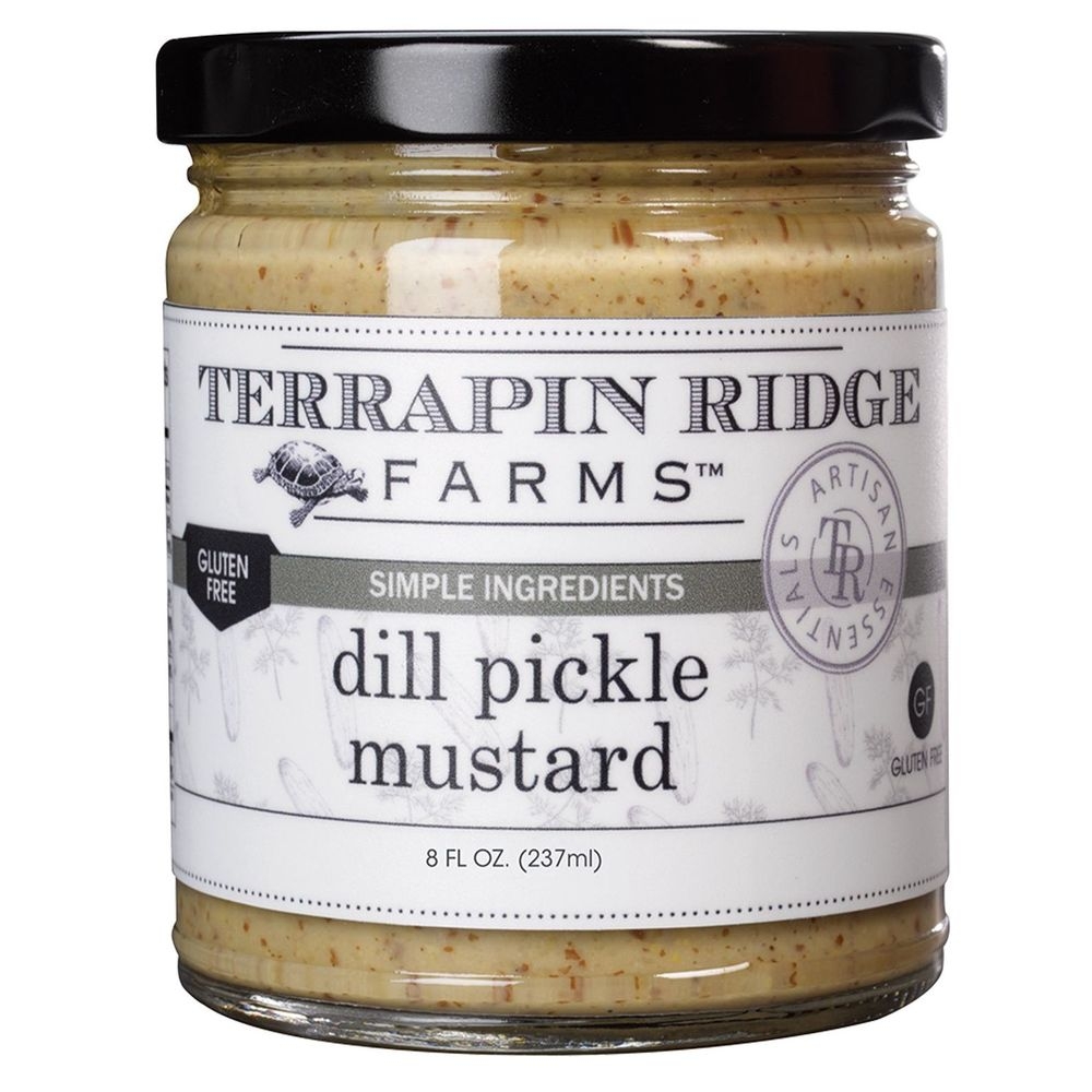 Terrapin Ridge Dill Pickle Mustard, 8 Fluid Ounce -- 6 per case