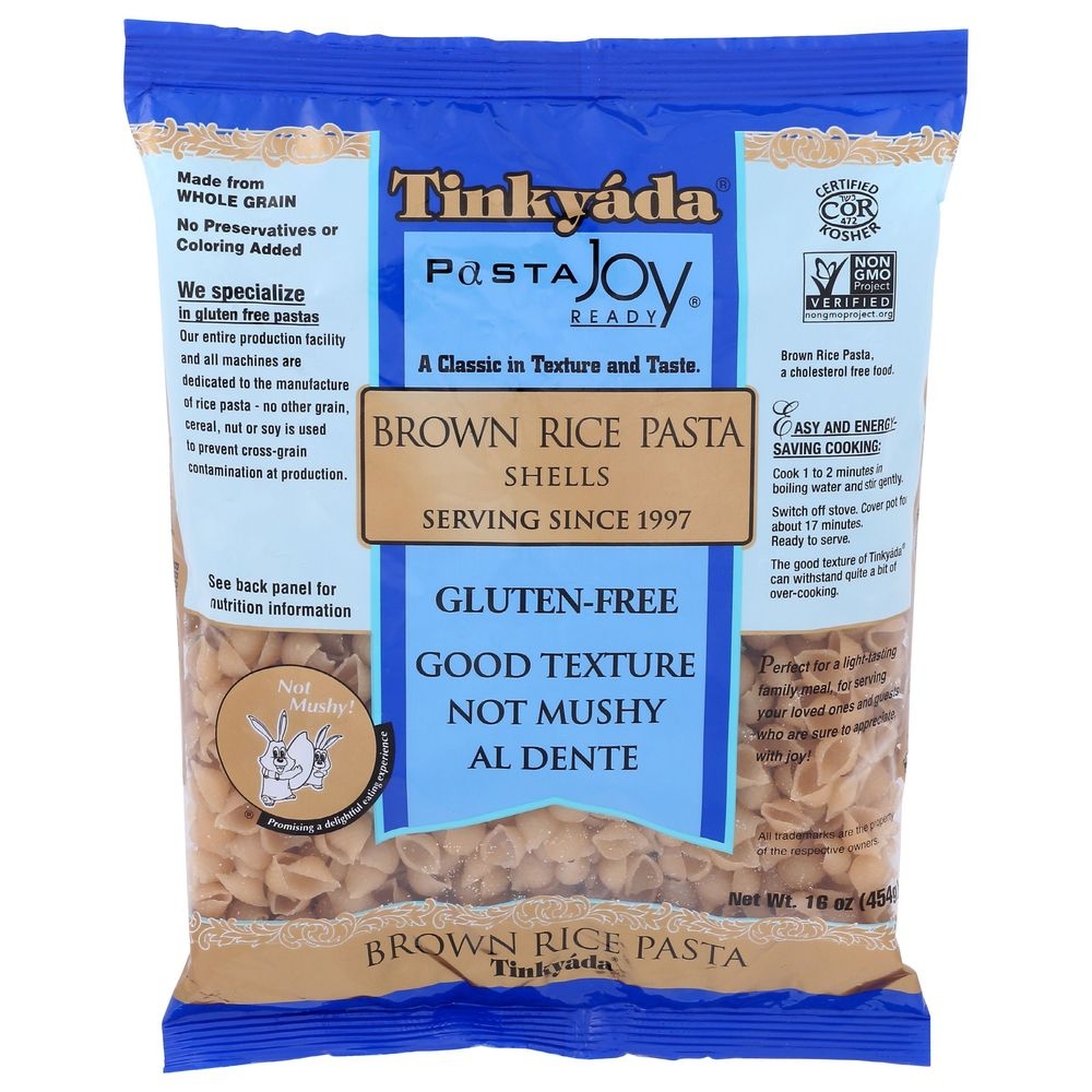 Tinkyada Brown Rice Pasta Shells, 16 Ounce