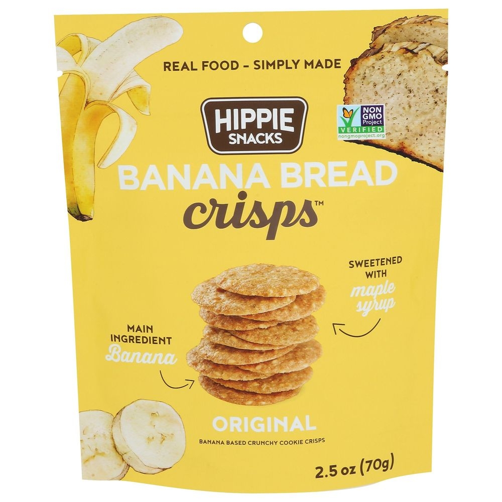 Hippie Snacks Original Banana Bread Crisps, 2.5 Ounce -- 8 per case