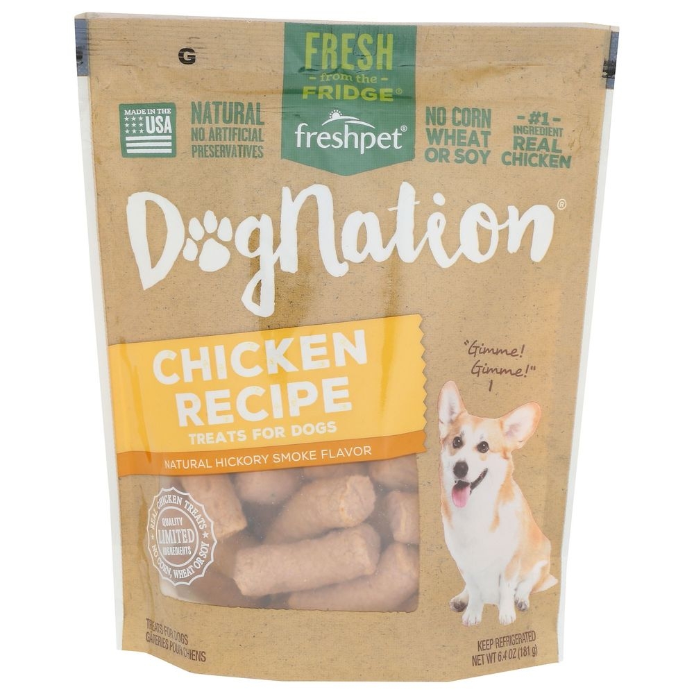 Dognation Chicken Recipe Treats for Dogs, 6.4 Ounce -- 6 per case