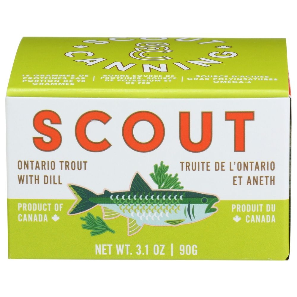 Scout Rainbow Trout with Dill, 3.2 Ounce -- 6 per case