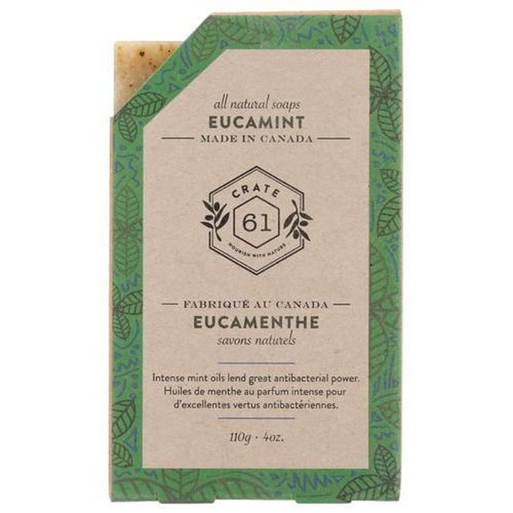 Crate 61 Eucamint Soap Bar, 4 Ounce -- 8 per case