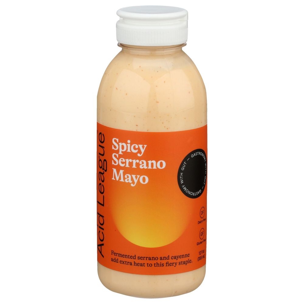 Acid League Spicy Serrano Mayo, 12 Fluid Ounce -- 6 per case
