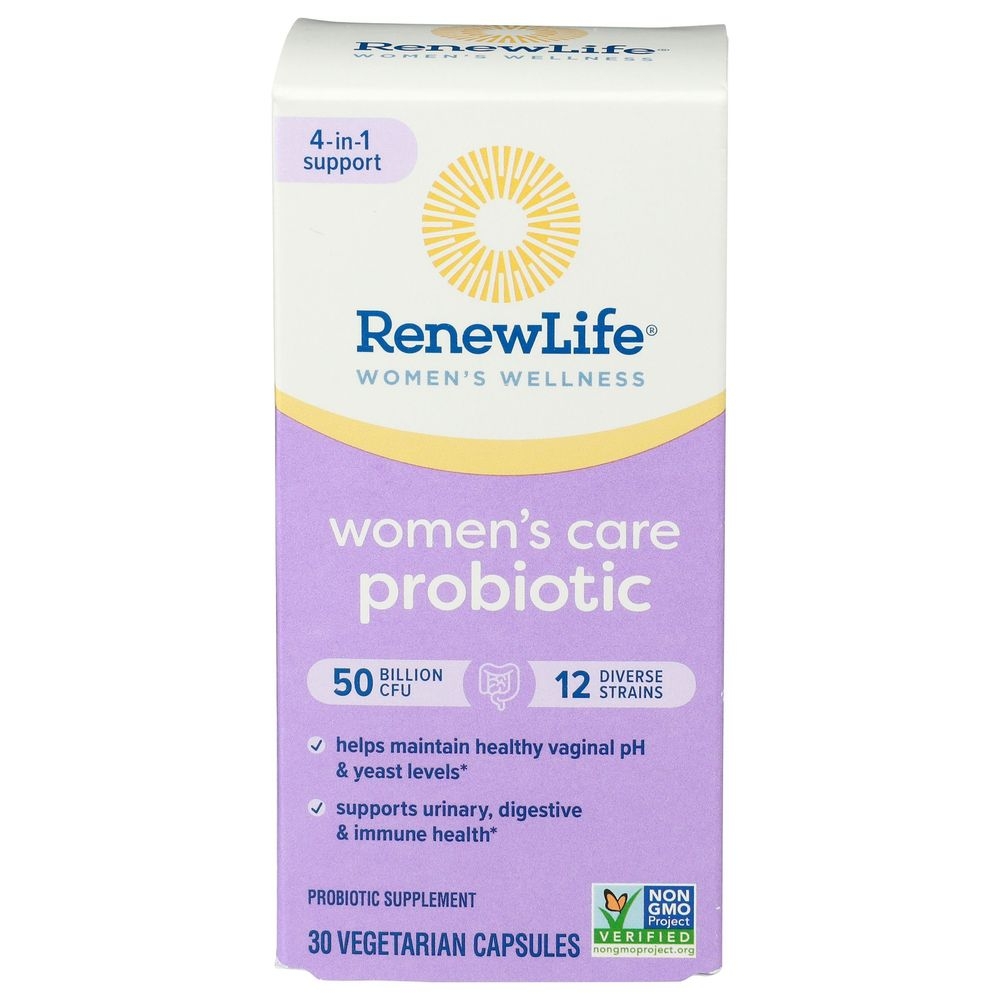 Renew Life Ultimate Flora Womens Vaginal Probiotic Supplement Vegetarian Capsules, 30 count -- 6 per case