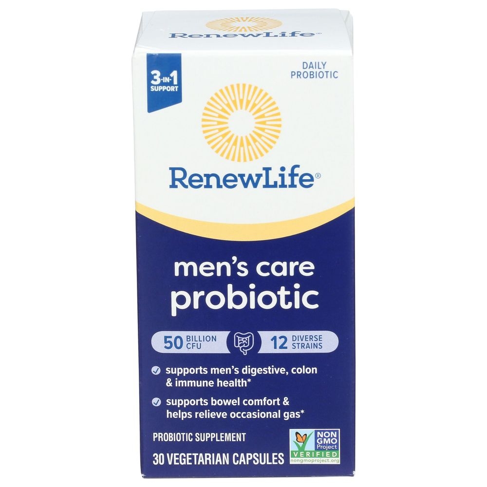Renew Life Mens Care Vegetarian Capsules, 30 count -- 6 per case
