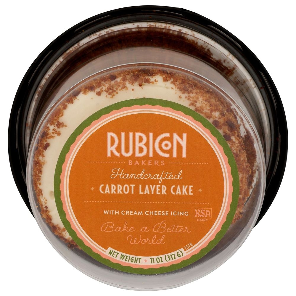 Rubicon Bakers Carrot Layer Cake With Cream Cheese Icing, 11 Ounce -- 12 per case