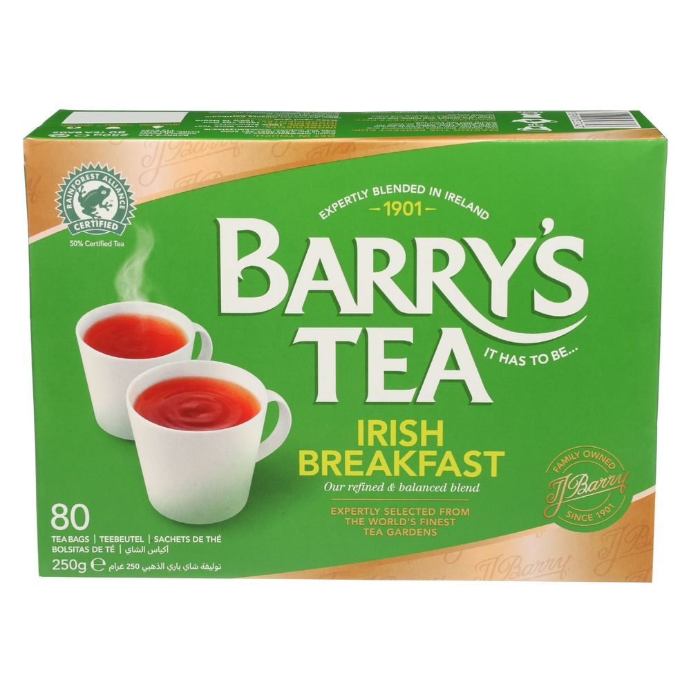 Barrys Irish Breakfast Teabags, 8.8 Ounce -- 6 per case