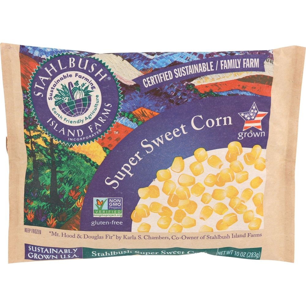 Stahlbush Island Farms Super Sweet Corn, 10 Ounce -- 12 per case