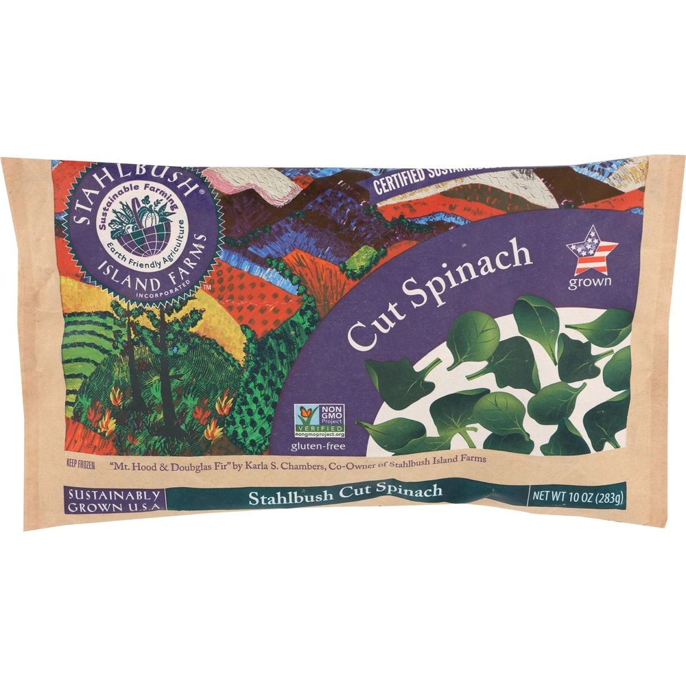 Stahlbush Island Farms Cut Spinach, 10 Ounce -- 12 per case