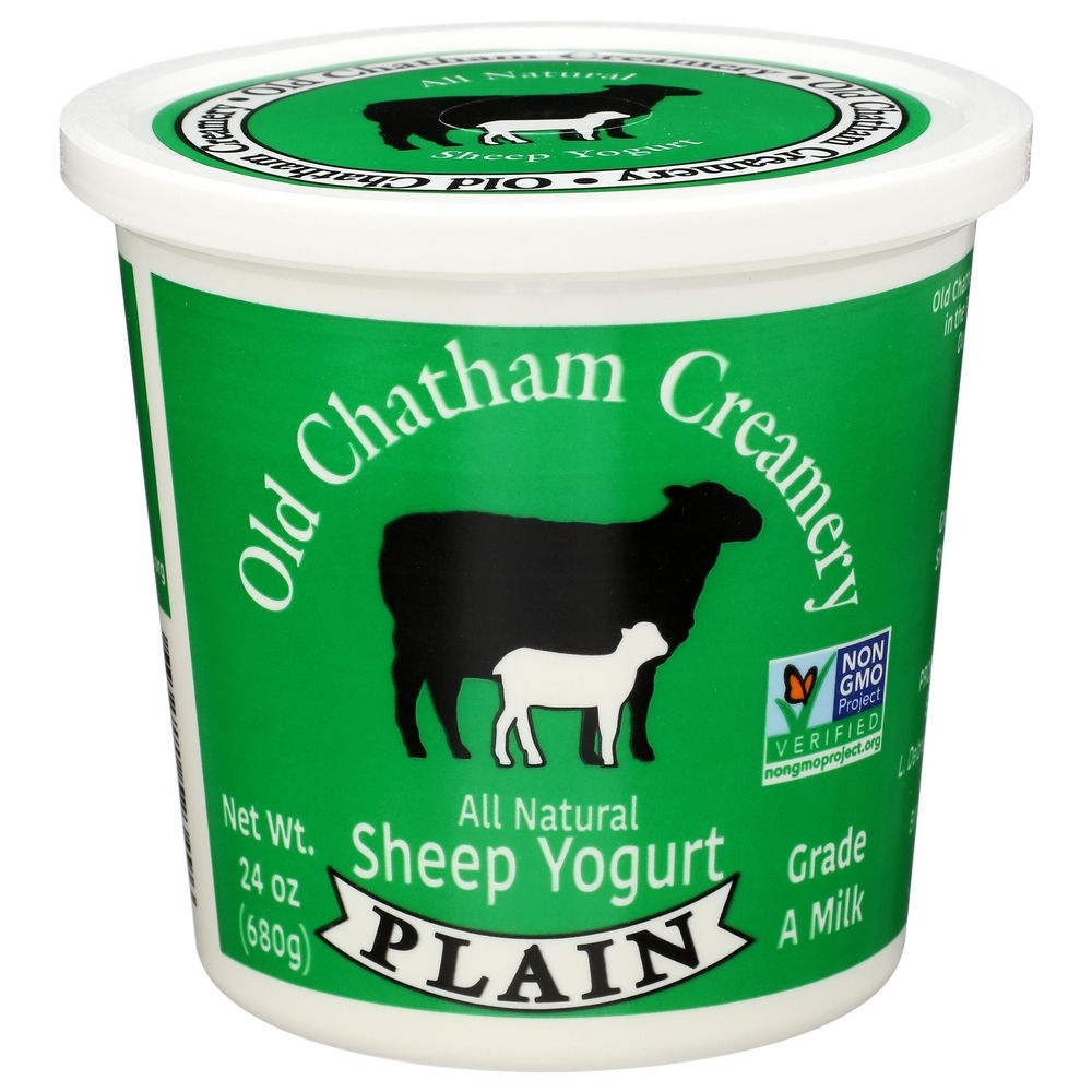 Old Chatham Creamery All Natural Plain Sheeps Milk Yogurt, 24 Ounce -- 6 per case
