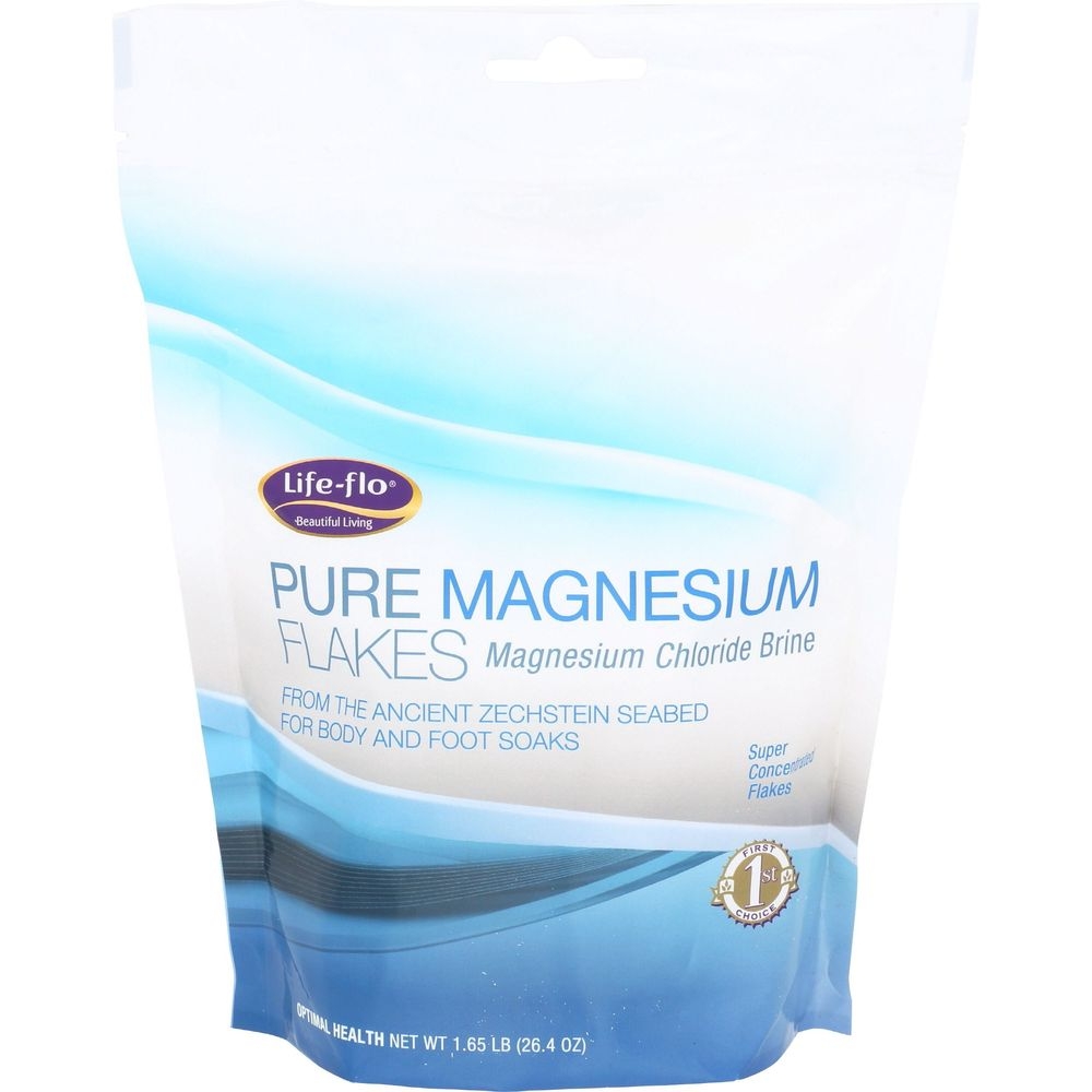 Life Flo Pure Magnesium Flakes, 1.65 Pound